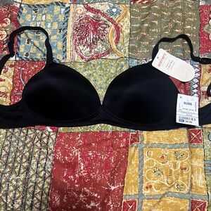 Warners T-shirt wireless lift Classic Black Bra